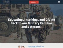 Tablet Screenshot of americanwarriorinitiative.com